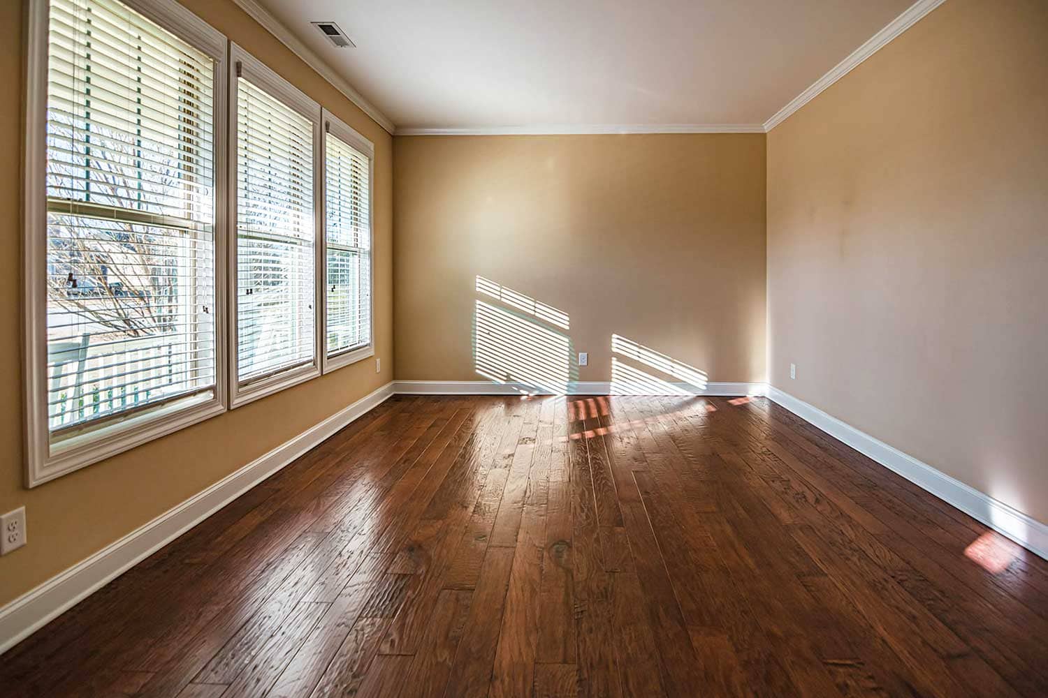 large empty living room