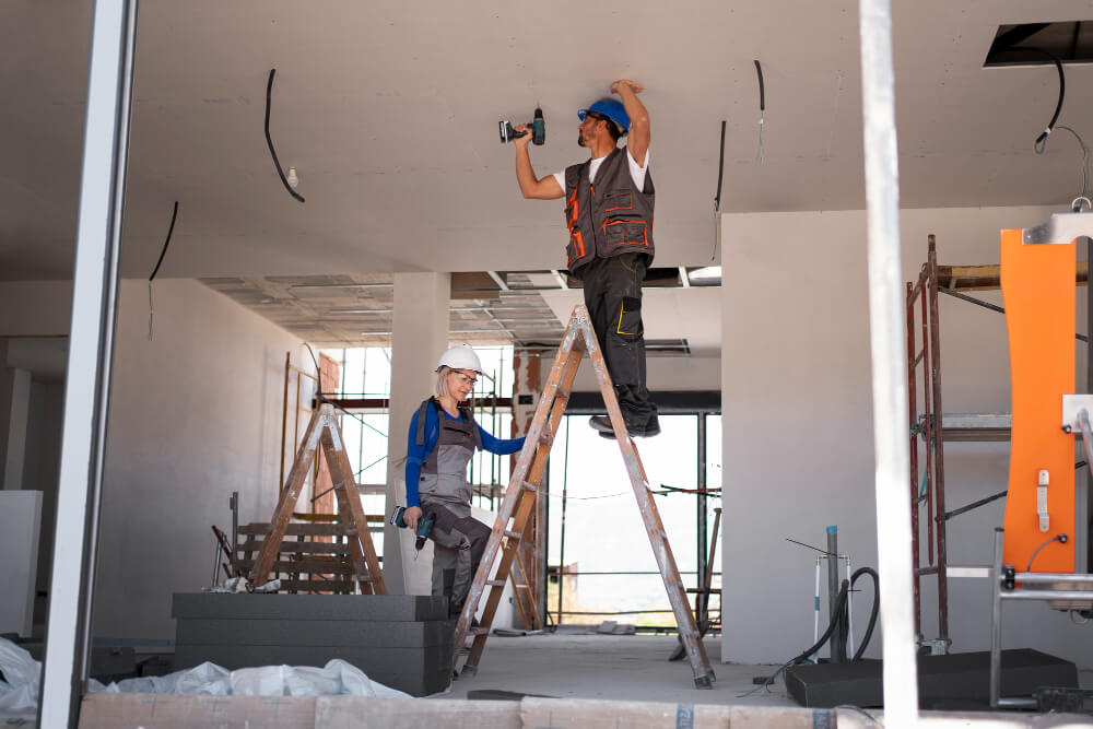 workers for renovation