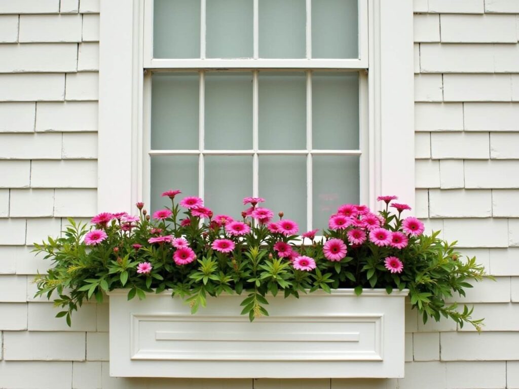 custom window flower boxes
