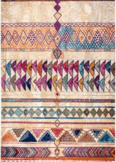 aztec orange carpet